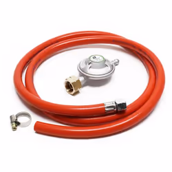 Tuyau de gaz Wiltec modele pour bouteille de gaz allmande - 15 m - Pression 28 mbar