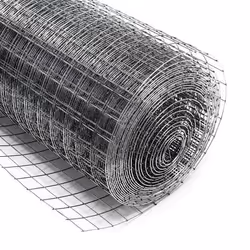 Grillage volière Acier galvanisé Maille carrée 19x19mm Rouleau 10m Hauteur 50cm Clôture Enclos