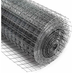 Wiltec - Grillage volière Acier galvanisé Maille carrée 19x19mm Rouleau 25m Hauteur 50cm Clôture Enclos