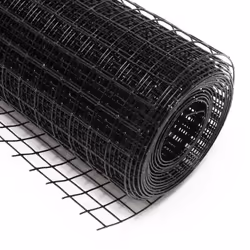 Rouleau de 25 m de fil de fer de volière d'une hauteur de 100 cm. Les mailles sont carrées et ont une taille de 12x12mm. L'ép ...