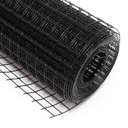 Fil de grillage Noir Maille carrée Taille 12x12mm Rouleau 5m Hauteur 50cm Acier galvanisé Volière