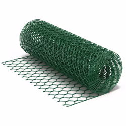 [Acier galvanisé PVC] – Ce grillage de la marque Wiltec est fabriqué en acier galvanisé recouvert de PVC vert, ce qui lui con ...