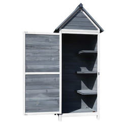 Wiltec Armoire de jardin en bo