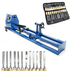 Tour à bois 350W et kit de fer
