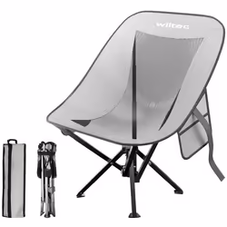 Wiltec Chaise pliante de campi