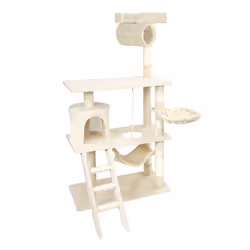 Arbre à chat beige Sisal 141cm