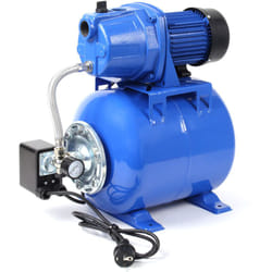 Xpotool - Wiltec Station d'eau domestique avec Pressostat, Manomètre & Réservoir – 435 x 265 x 465 mm – 600 w / 2800 l/h – Refoulement 32 m – avec
