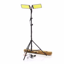 Wiltec Lampe télescopique 12V V3 Camping Lumière Hauteur ajustable LED Télécomm.
