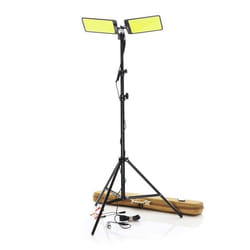 Wiltec Lampe télescopique 12V V3 Camping Lumière Hauteur ajustable LED Télécomm.