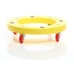Wiltec Chariot de transport à roulettes Plateau roulant rond pour meubles max. 136 kg Ø 400 mm