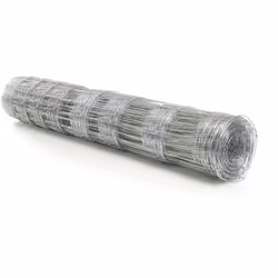 Grillage contre le gibier d’une longueur de 50 m et d’une hauteur de 100 cm Avec huit rangées de fils horizontales 3 mailles  ...