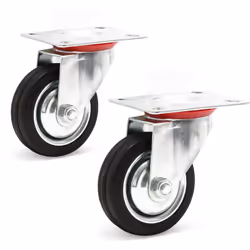 [Roulettes pivotantes] – Ces roulettes pivotantes assurent un transport fluide grâce à leur axe de rotation intégré qui perme ...