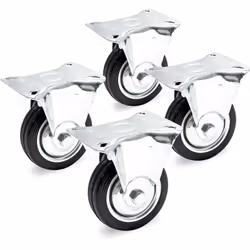 [Roulette fixe robuste] – Ces roulettes fixes robustes sont parfaites pour le déplacement de charges lourdes, avec une capaci ...
