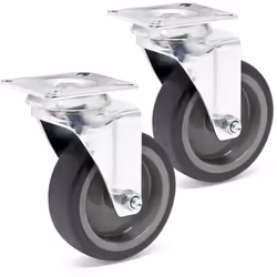 [Roulette pivotante] – Cette roulette pivotante de Wiltec offre une maniabilité exceptionnelle et garantit un transport sécur ...
