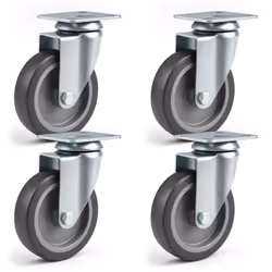 [Roulette pivotante] – Cette roulette pivotante de Wiltec offre une maniabilité exceptionnelle et garantit un transport sécur ...