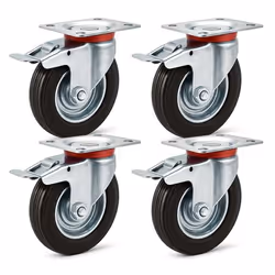 Wiltec Jeu 4x Roulette pivotan
