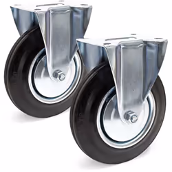 [Roulette fixe robuste] – Ces roulettes fixes robustes sont parfaites pour le déplacement de charges lourdes, avec une capaci ...