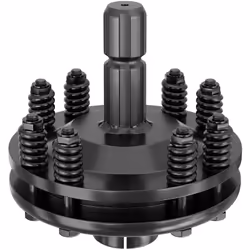 Embrayage de l’arbre de transmission à 6 dents Vitesse max. Couple : 1200 Nm Couleur : noire Type de logement 1 (tracteur) :  ...