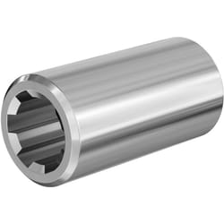 Manchon pour Arbre de transmission Arbre cannelé Type A 80 mm 1 1/8" 6 Dents 6 Rainures Tracteur