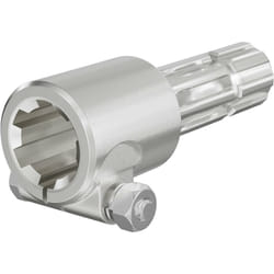 Wiltec - Manchon Prise de force Cardan 175mm Logement pour arbre cannelé 1 3/4' 6D Sortie 8-32x38x6 Tracteur
