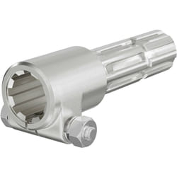 Wiltec - Manchon Prise de force Cardan 160mm Logement pour arbre cannelé 8-32x38x6 Sortie 8-32x38x6 Tracteur