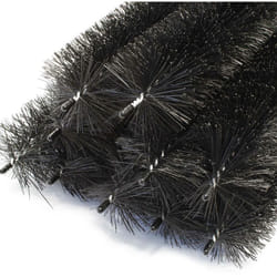 Wiltec Brosses anti oiseaux Lot de 10 pièces 12 m, 10 x 120 cm x Ø 12 cm, Protège panneaux solaires, Hérisson anti nid, Protection contre martres
