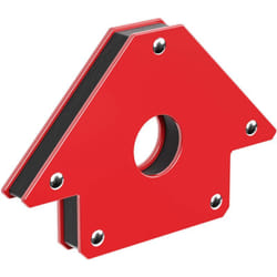 Wiltec - Aimants de soudure avec Force de maintien de 20 kg, Équerre magnétique de 150 x 102 x 16 mm, 45°, 90°, 135°, Positionneurs de soudage