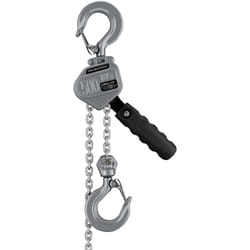 Wiltec - Palan à chaîne manuel à levier VM0.5 – 0,5 t x 1,5 m – en Aluminium – Hauteur de levage standard 1,5 m – Palan mécanique de levage