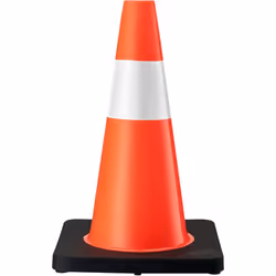 [Matériau de fabrication robuste] – Ce cône de signalisation de 45 cm de Wiltec est fabriqué en PVC de haute qualité, garanti ...