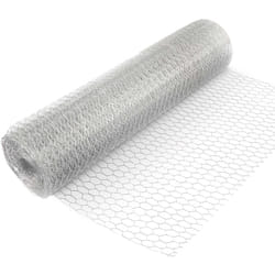 Wiltec - Grillage de volière Acier Galvanisé – Mailles 13 mm Hexagonal Hauteur 0,5 m Longueur 10 m Fil ø 0,6 mm – Lapin Grillage à poule Grillage