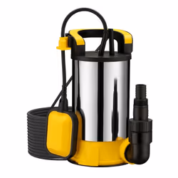 Pompe à eau submersible - WILTEC - 400W - 8000l/h - Aspiration plate à 1mm - 5m de hauteur de refoulement