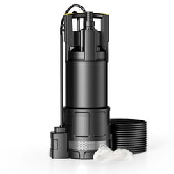 Pompe à eau immergée - WILTEC - 1200W - 6000l/h - 12m - Anti-marche à sec