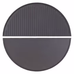 Accessoire de barbecue - WILTEC - Grille BBQ Semicirculaire - Fonte émaillée - 47x23x2cm - Charbon