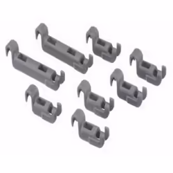 Clips pour ratelier panier inférieur (8pcs) pour lave-vaisselle BOSCH, NEFF, SIEMENS, GAGGENAU, BALAY, BLAUPUNKT, KUEPPERSBUS ...