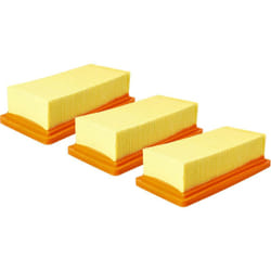 Vhbw - 3x Filtres aspirateur, compatible avec Kärcher AD2, ad 3.200, AD.3000, AD3, AD3 Premium Fireplace, AD4, ad 4Premium