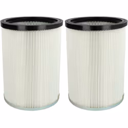 vhbw - the clever way Set de Cartouche Filtre pour votre aspirateur industriel, pour aspiration à sec ou humide - Finition su ...