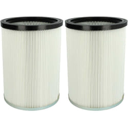 2x filtre plissé compatible avec Kärcher nt 50/1 Me Classic br 220V, nt 50/1 Me Classic cn aspirateur - blanc - Vhbw