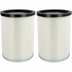 vhbw - the clever way Set de Cartouche Filtre pour votre aspirateur industriel, pour aspiration à sec ou humide - Finition su ...