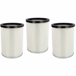 vhbw - the clever way Set de Cartouche Filtre pour votre aspirateur industriel, pour aspiration à sec ou humide - Finition su ...