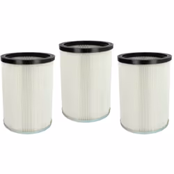 vhbw - the clever way Set de Cartouche Filtre pour votre aspirateur industriel, pour aspiration à sec ou humide - Finition su ...