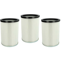 Vhbw - 3x filtre plissé compatible avec Kärcher nt 70/2 Me Classic vex, nt 70/2 Me Classic Edition eu, nt 70/2 Me Tc aspirateur - blanc