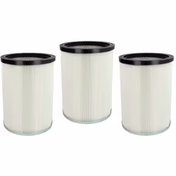 vhbw - the clever way Set de Cartouche Filtre pour votre aspirateur industriel, pour aspiration à sec ou humide - Finition su ...