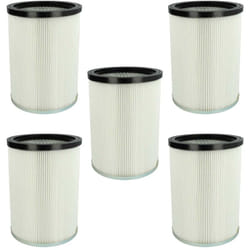 5x filtre plissé compatible avec Kärcher nt 70/2 gb, nt 70/2 Adv eu, nt 70/2 Me, nt 70/2 Me eu aspirateur - blanc - Vhbw