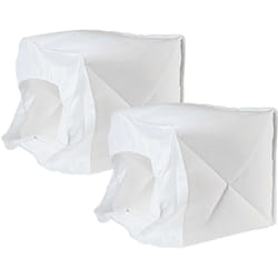 2x Filtres à membrane compatible avec Kärcher nt 27/1 adv, nt 27/1 me adv, nt 27/1 Me Advanced aspirateur - Lot de filtres textiles blanc - Vhbw