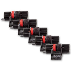 5x Rouleau encreur pour caisse enregistreuse, calculatrice Olympia CPD-3211, CPD-3212F, CPD-3212S, CPD-41, CPD-430, CPD-440 comme IR40T, gr 745.