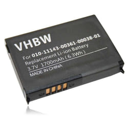 1x Batterie remplacement pour Garmin 361-00038-01, 010-11143-00 pour gps, appareil de navigation (1700mAh, 3,7V, Li-ion) - Vhbw