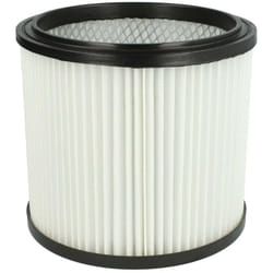 Vhbw - 1x filtre plissé compatible avec Aqua Vac 7413 b, 8103 b, 8202 b, 8203 p, 8204 b, 8224 b, 8503 b, 8504 b aspirateur - noir / blanc