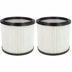 vhbw - the clever way Set de Cartouche Filtre pour votre aspirateur industriel, pour aspiration à sec ou humide - Finition su ...