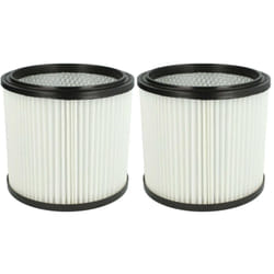 Vhbw - 2x filtre plissé compatible avec Aqua Vac Multisystem 3000, 4000 aspirateur - blanc