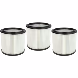 vhbw - the clever way Set de Cartouche Filtre pour votre aspirateur industriel, pour aspiration à sec ou humide - Finition su ...